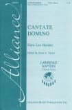 Cantate Domino TTBB choral sheet music cover